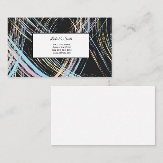 Visitekaartje Contactkaartje (Voorkant / Achterkant)