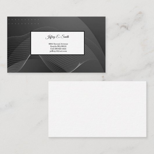 Visitekaartje Contactkaartje (Voorkant / Achterkant)