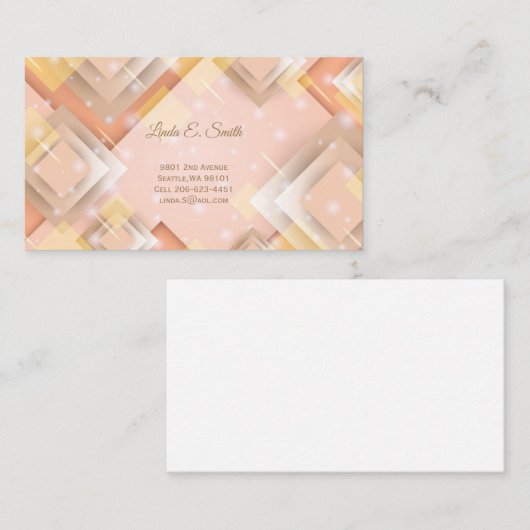 Visitekaartje Contactkaartje (Voorkant / Achterkant)