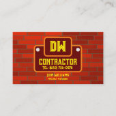 Visitekaartje contractant (Voorkant)