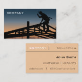 Visitekaartje contractant (Voorkant / Achterkant)