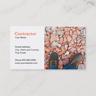 Visitekaartje contractant