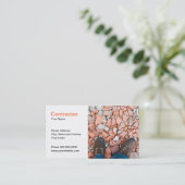 Visitekaartje contractant (Staand voorkant)