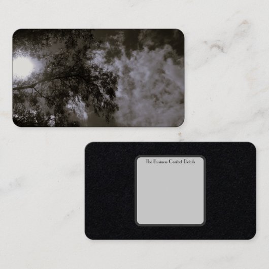 VISITEKAARTJE COOL ECO ART DESIGN (Voorkant / Achterkant)