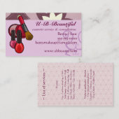 Visitekaartje cosmetische diensten (Voorkant / Achterkant)