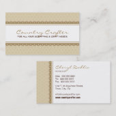 VISITEKAARTJE::  Crafty 1 Visitekaartje (Voorkant / Achterkant)