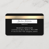 Visitekaartje creditcardopmaakmodel Roze schijven (Achterkant)