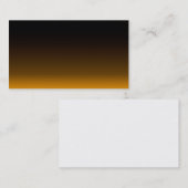 Visitekaartje/Creëer uw eigen goud en zwart Visitekaartje (Voorkant / Achterkant)