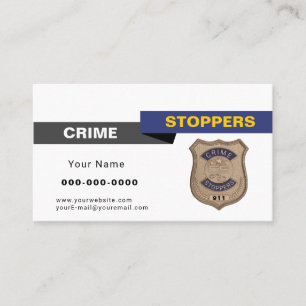 Visitekaartje Crime Stoppers