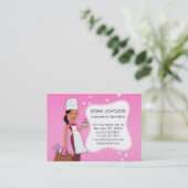 Visitekaartje Cupcake Cokke Decor Baker (Staand voorkant)