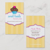 VISITEKAARTJE:: cupcakes 5P Visitekaartje (Voorkant / Achterkant)