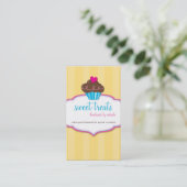 VISITEKAARTJE:: cupcakes 5P Visitekaartje (Staand voorkant)