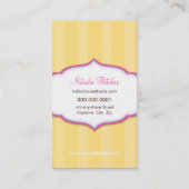 VISITEKAARTJE:: cupcakes 5P Visitekaartje (Achterkant)