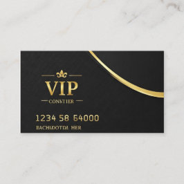 Visitekaartje Custom Black Vip