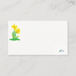 Visitekaartje/Daffodils Visitekaartje