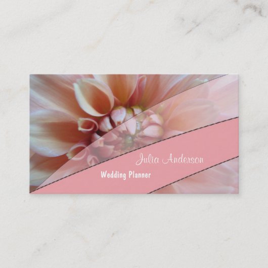 Visitekaartje Dahlia Wedding Planner (Voorkant)