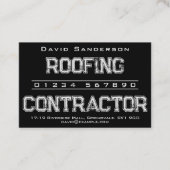 Visitekaartje dakcontractant (Voorkant)