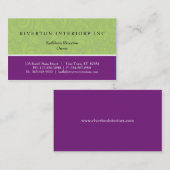 Visitekaartje Damasblokken (Voorkant / Achterkant)