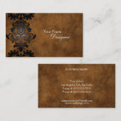 Visitekaartje DAMASK (Voorkant / Achterkant)