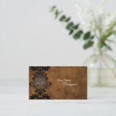 Visitekaartje DAMASK (Staand voorkant)