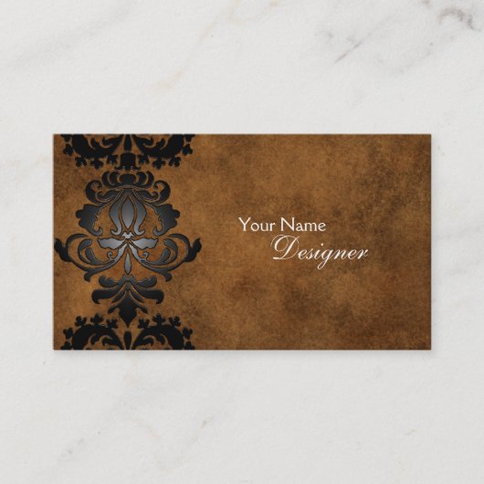 Visitekaartje DAMASK (Voorkant)