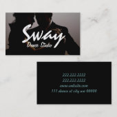 Visitekaartje Dance Instructor Studio Lessons (Voorkant / Achterkant)