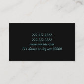Visitekaartje Dance Instructor Studio Lessons (Achterkant)