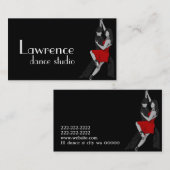 Visitekaartje Dance Instructor Studio Lessons (Voorkant / Achterkant)