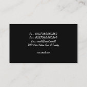 visitekaartje dansers (Achterkant)