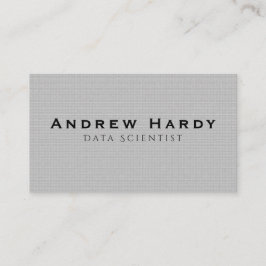visitekaartje, Data Scientist Visitekaartje