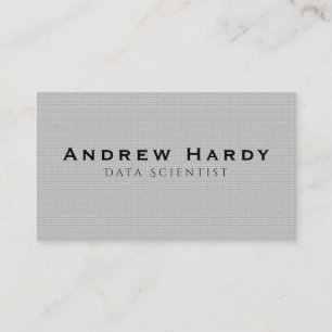 visitekaartje, Data Scientist Visitekaartje