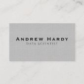 visitekaartje, Data Scientist Visitekaartje (Voorkant)
