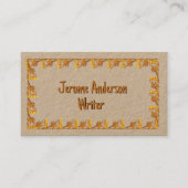 Visitekaartje - De grens van de gouden bladeren (Voorkant)