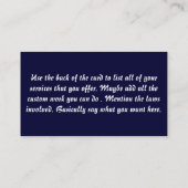 VISITEKAARTJE dealer FFL 9 (Achterkant)