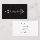  Visitekaartje decoratieve retro beugels (Voorkant / Achterkant)