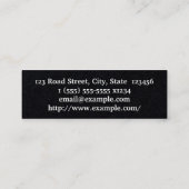 Visitekaartje decorator met lage sleutel (Achterkant)