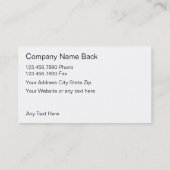 Visitekaartje decorteren (Achterkant)