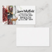 visitekaartje Deer Doe Buck Woodland Hunting (Voorkant / Achterkant)