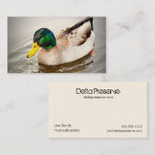 Visitekaartje Delta Preserve (Voorkant / Achterkant)
