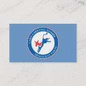 Visitekaartje Democratische Partij (Achterkant)