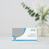 Visitekaartje Design Sjabloon (Staand voorkant)