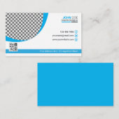 Visitekaartje Design Sjabloon (Voorkant / Achterkant)