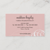 VISITEKAARTJE:: designer vogue L16 Visitekaartje (Achterkant)