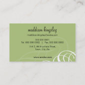 VISITEKAARTJE:: designer vogue L17 Visitekaartje (Achterkant)