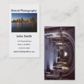 visitekaartje, Detroit fotografie Visitekaartje (Voorkant / Achterkant)