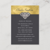 Visitekaartje Diamond Ring Jewelry Designer (Achterkant)