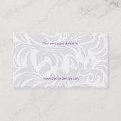 Visitekaartje Diamond Tooth Logo Paars 2 Afsprakenkaartje (Achterkant)