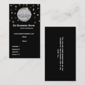 Visitekaartje Disco Ball & Lights (Voorkant / Achterkant)