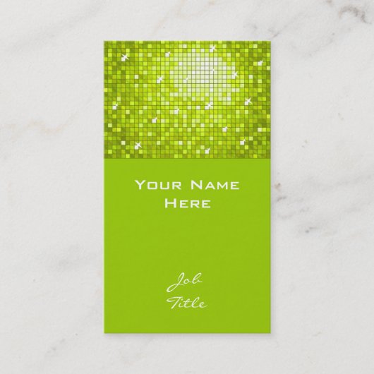 Visitekaartje Disco Tiles (Voorkant)