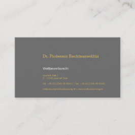 Visitekaartje discreet
